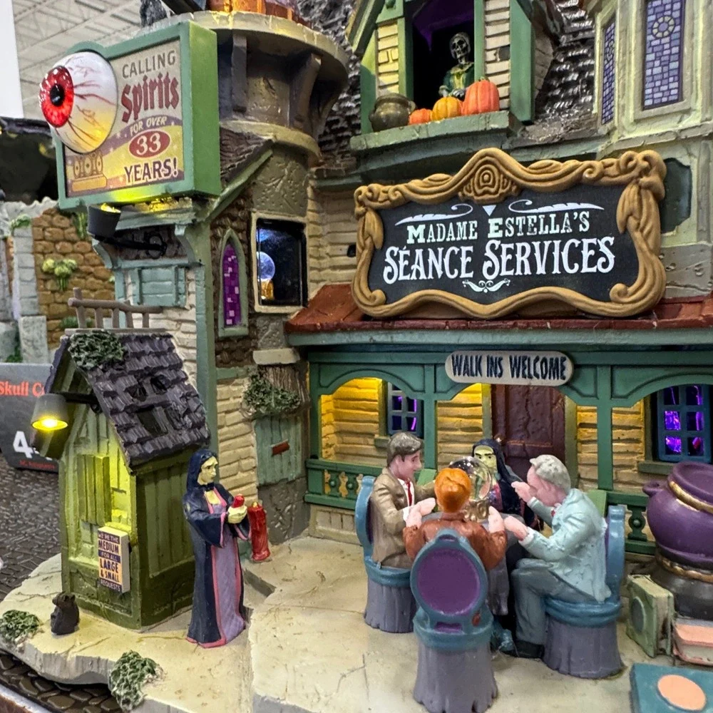 Lemax Madame Estella's Seance Services Spooky Town Halloween Village 2026 New